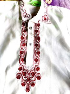 Embroidered Kids Kurta