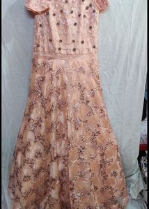 🆕 Peach Bridal Gown