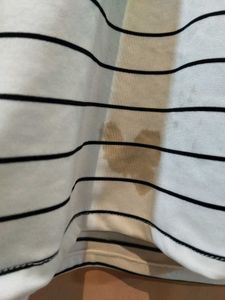 Black And White Stripped Tee