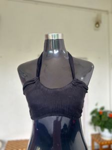 Black Halter Top
