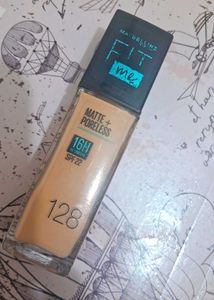 Maybellin Fit Me Foundation 128 Shade Pure Beige