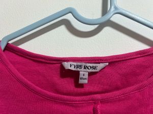 Hot Pink Crop Top