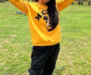 Mickey Mouse Yellow Sweatshirt