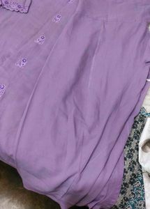 Elegant Lavender coord Kurta set