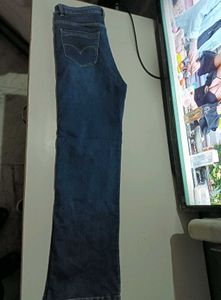 Wide Leg Jeans - Dark Wash