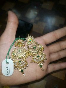 Gold Tone Dangle Earrings