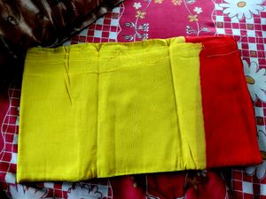 Red &amp; Yellow Saree For Women