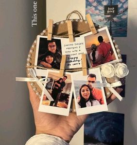 Ring Frame With Polaroid