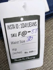 F@88 Size-30 (Sale) Latest Ladies high waist Jeans