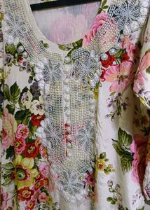 Floral Beaded Kurti