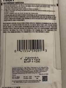 Maybelline Sky High Mascara - Very Black