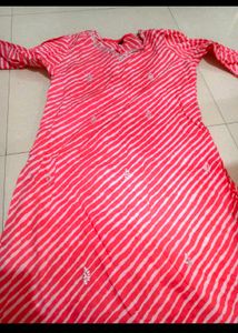Striped Pink Kurta