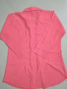 Coral Button-Down Shirt