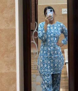 Sky Blue Colour Pant Shirt / Coord Set