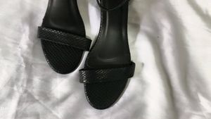 Black Heels with Ankle Loop