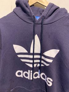 Adidas Orignals Blue Logo Hoodie