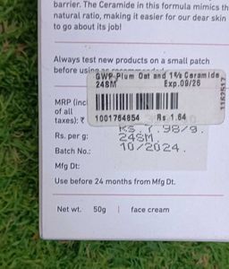 Plum Oat &amp; Ceramide Barrier Love Face Cream