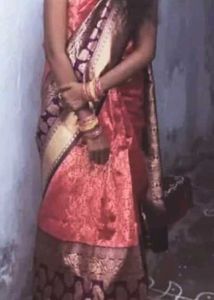 Pink &amp; Purple Border Banarasi Silk Saree