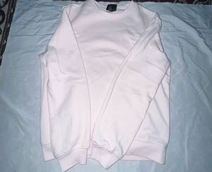 H&amp;M Baby Pink Sweatshirt For Women