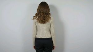 Tweed Fringed Blazer