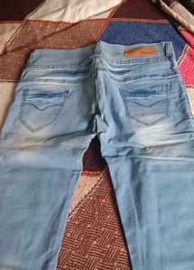 Women Ribbed Jeans ( Unused)