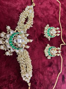 Grab This Elegant Kundan Choker &amp; Earring Set