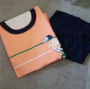 New Tshirt & Kapri For 2_4 Yrs