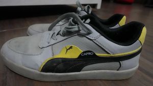 Puma Sneakers | Grey colour With Yellow Carpo Tag
