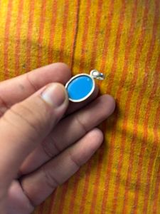 Firoza Stone (money Magnet) With 6g Silver