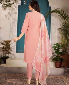 Elegant Pink Kurta Set with Dupatta💗