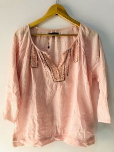 Boho Embroidered Top