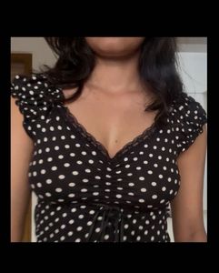 SAVANA polka dot ruffle coord set