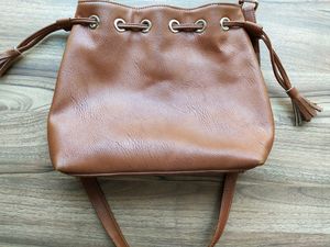 Women&#39;s Brown Bucket Bag