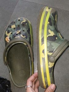 Combo Of Braided Leather Sandals &amp; Original CROCS