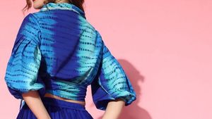 Blue Printed Top
