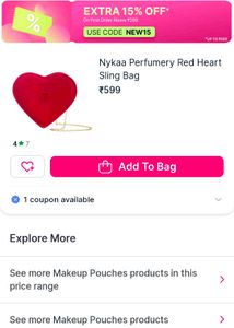 Red Heart Sling Bag