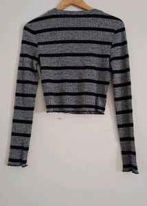 Price Slash ! Smart Striped Casual Top