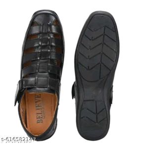 Men's Black Casual Sandal Shoes