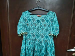 Persian Green Anarkali Kurti
