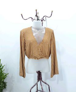 Polka Dot Crop Top