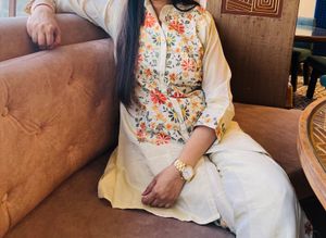 Beautiful Designer Co-ord Set With Hand Embroidery