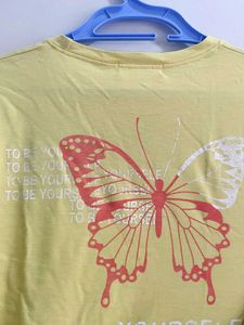 Yellow Butterfly Tee