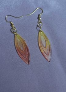 Dangle Handmade resin Earrings