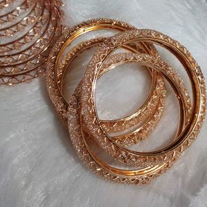 Set of Rose Gold Bangles