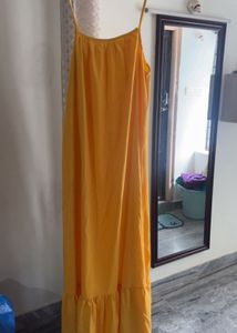 new Yellow Maxi Slip Dress from Pondy