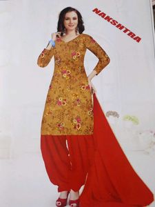 Floral Print Cotton Salwar Suit