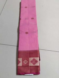 Pink Cotton Saree