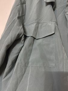 Blue-Green Button Down Shirt