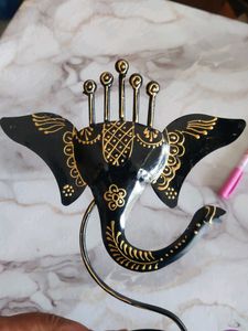 Beautiful Ganesh Idol In Metal Body