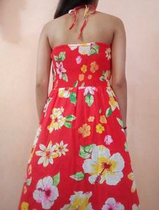 Floral Halter Sundress